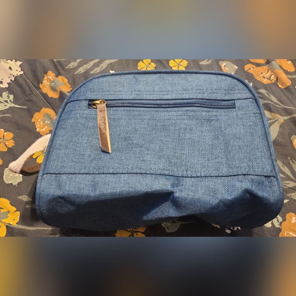 NWOT Izod Mens Travel Toiletry Bag  One Size Blue Grey
